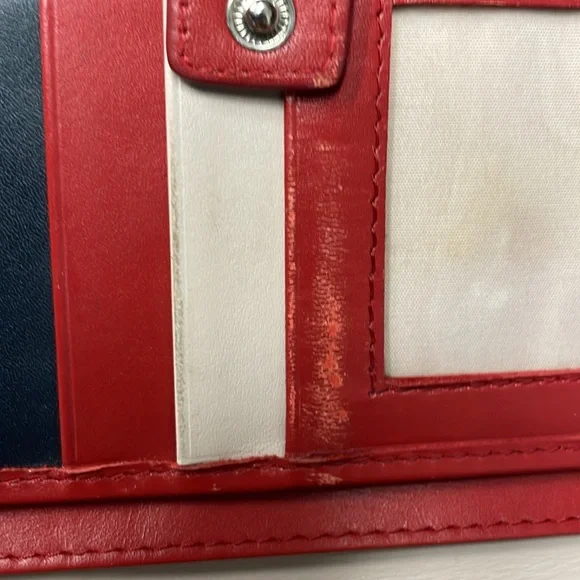 Radley London wallet maroon red Scottie dog puppy trifold English - Picture 8 of 9